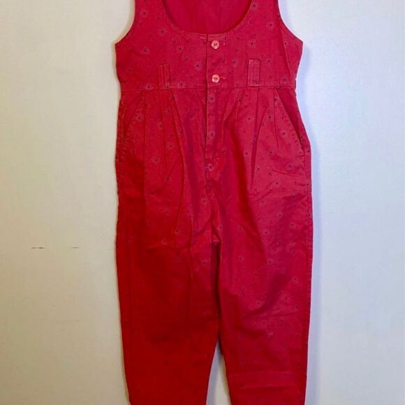 Vintage 1990s Peppermint Lane Floral One Piece Jumped - Picture 3 of 7